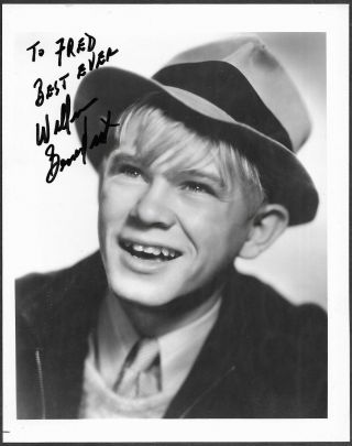 William Benedict Of Bowery Boys In - Person Hand Signed Photo Autographed