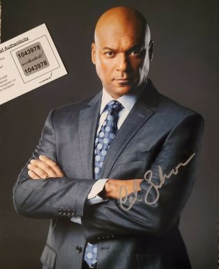 007 James Bond Colin Salmon Awesome Authentic Signed Autographed 8x10 Photo