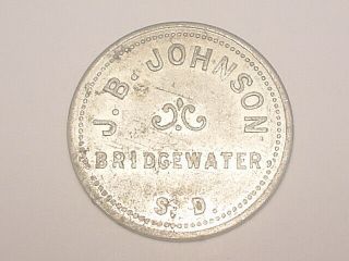 Bridgewater,  Sd Trade Token - J.  B.  Johnson