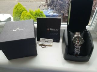 TAG Heuer Men ' s Formula 1 Chronograph Watch (Black Dial) CAH1110.  BA0850 4