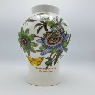 Vintage Portmeirion Botanic Garden Blue Passion Flower Vase