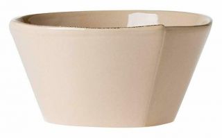 Vietri Lastra Cappuccino Stacking Cereal Bowls Made In Italy Las - 2602cp