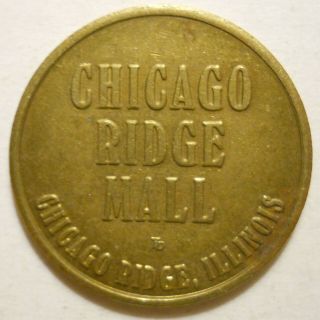 Chicago Ridge Mall Carousel (Illinois) transit token - IL157A 2