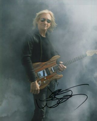 Joe Walsh Guitar The Eagles Signed 8x10 Photo With This