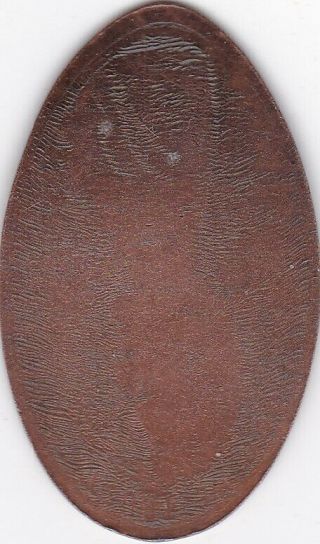 Elongated Souvenir Penny:Valleyfair WILD THING (Image of a wild cat face) Z 60A 2