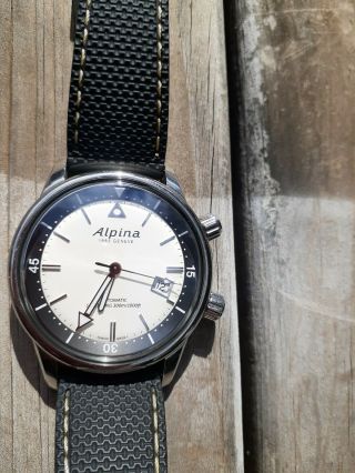 Alpina Seastrong Heritage Diver Automatic Watch Men 