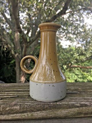 Vintage Raku Drizzle Drip Glaze Speckled Miniature Pitcher Vase Art Pottery ❤️j8 3