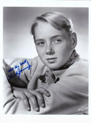 Claude Jarman Jr.  (" The Yearling " Star) Signed Photo