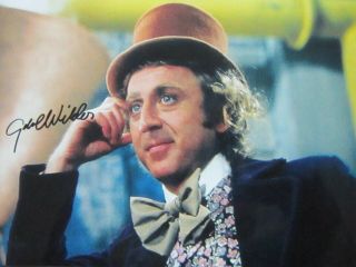 Gene Wilder Willy Wonka Signed Autographed Great Photo -