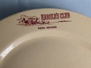 Vintage Tepco China Harold ' s Club Casino Dinner Plate Restaurant Reno Nevada 2