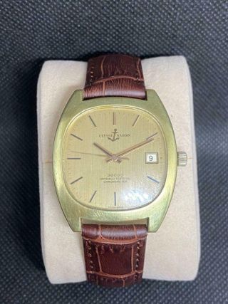 Vintage Ulysse Nardin 36000 Chronometer Automatic Date