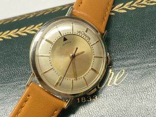 Vintage Lecoultre Memovox Wrist Alarm Swiss Watch & Papers