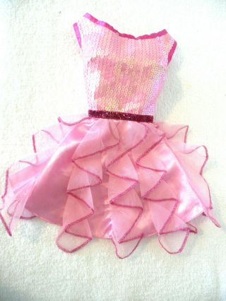 2013 Pink Doll Dress Only For 28 " Tall Just Play Barbie Doll