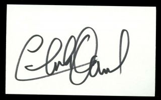 Charlie Daniels Signed Autograph 3x5 Index Card The Devil Went Down To Georgia