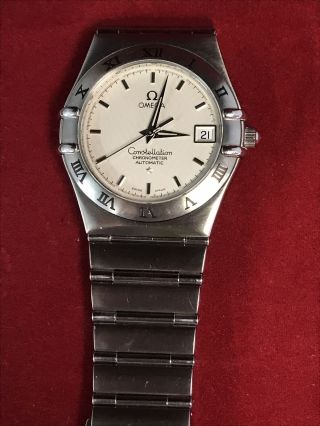 Authentic Omega Constellation Lm Stainless Steel Men 
