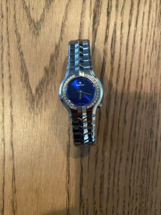 Tag Heuer Alter Ego Ladies Watch With Diamond Bezel And Blue Dial