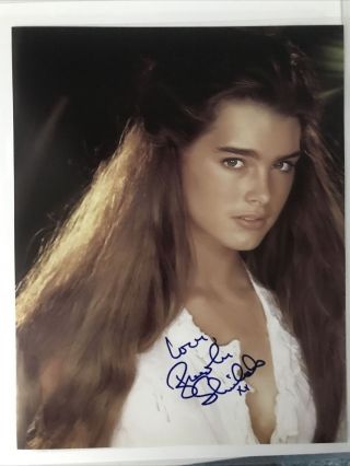 Brooke Shields Signed 8 X 10 Photo Autograph