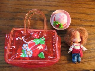 Bandai 2002 Strawberry Shortcake Berry Cute Girls With Purse