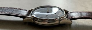 VTG ROLEX MARCONI BLACK DIAL NICKEL PLATED CASE FROM 1930 APROX 5