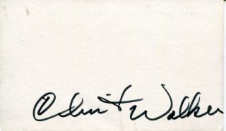 Clint Walker Autograph Actor Cheyenne The Dirty Dozen Kodiak Signed Card