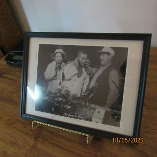 The Three Stooges Framed Photo Signed Jean Derita Joe 
