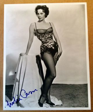 Leslie Caron Autographed Photo; 8” X 10” Black & White