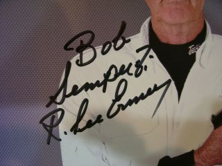 R LEE ERMEY AUTOGRAPHED NRA SHOW POSTER 2009 2