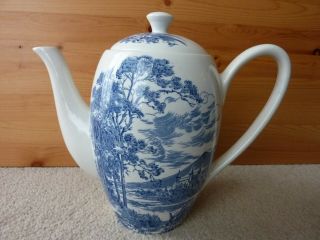 Wedgwood Countryside Coffee Pot Made In England Early 60 