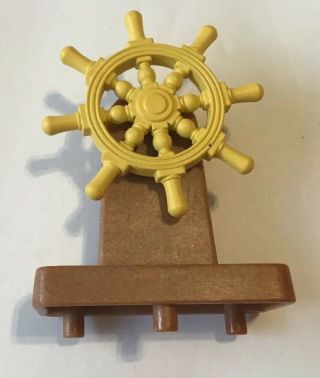 Calico Critters Seaside Big Sea Cruise Boat Replacement Parts Captains Wheel