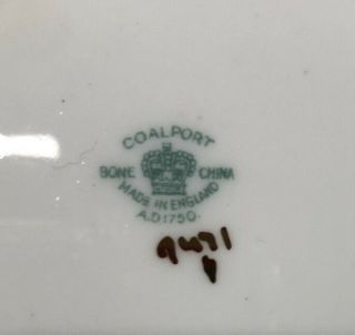 4 Vintage Coalport Bone China Made In England Rimmed Soup Bowls Pattern 9471 2