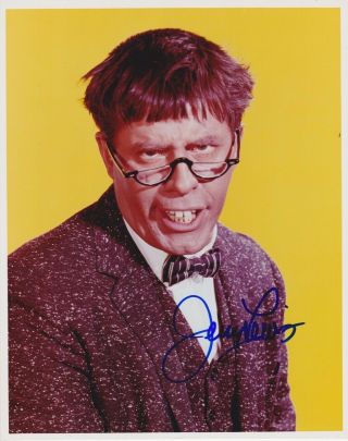 Signed Color Photo Of Jerry Lewis Of " The Nutty Professor "