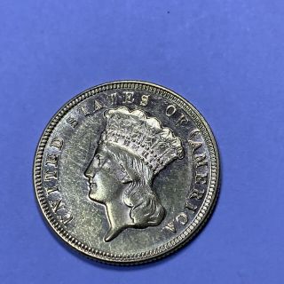 1872 P $3 Gold Indian Princess