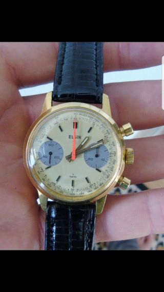 Vintage Chronograph Panda Dial 1970’s Valjoux 7733 Calibre Swiss Made