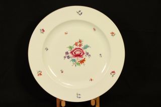 Vtg Herend Porcelain China Nanking Rose Chop Plate 13 " Platter Charger Dish 2512