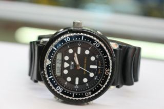 Vitnage " Arnie " Seiko H558 - 5000 150m Analog Digital Diver Watch Quartz Batt