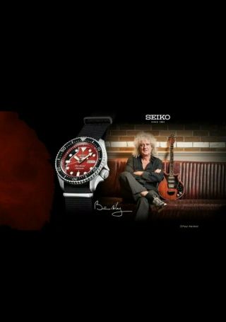 SEIKO 5 Sports SRPE83K1Special Brian May Limited Edition Queen.  American Seller. 4