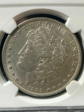 1894 Morgan Silver Dollar $1 - Ngc Au Details - Key Date 1894 - P - Certified Coin