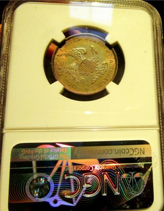 1834 CAPPED BUST QUARTER,  CERTIFIED NGC MS - 64, 3