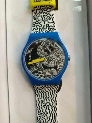Swatch - Keith Haring - Disney - Eclectic Mickey - With Tote - Suoz336