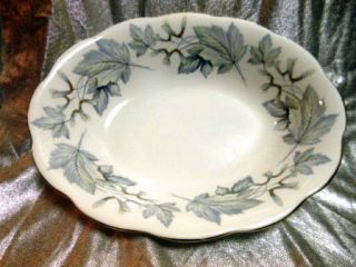 Royal Albert - Fine China England Oval Serving Vegetable 9 " - " Silver Maple "