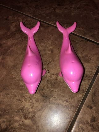2016 Mattel Barbie Doll Pink Dolphin Magic Figure With Moving Tail