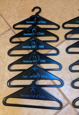 26 count Vintage 1990 ' s American Girl Of Today Hangers Black Pleasant Company 2