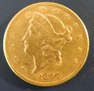 1891 - S Double Eagle $20 Gold Coin