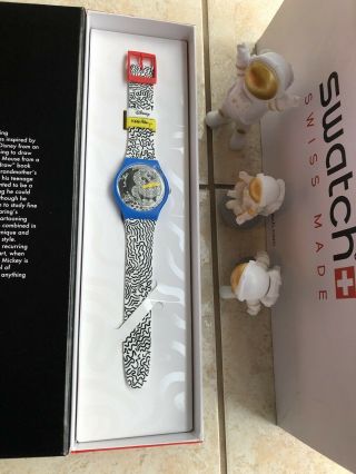 Swatch Mickey Mouse X Keith Haring Limited Edition Eclectic Mickey Wristwatch 2
