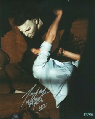Tony Moran - Michael Myers Halloween - Autograph Signed 8x10 W/ Holocoa