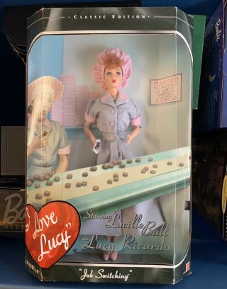 I Love Lucy Barbie Job Switching Episode 39 Never Opened 1998