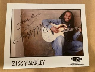 Ziggy Marley Signed 8 X 10 Color Photo Reggae Guaranteed Authentic