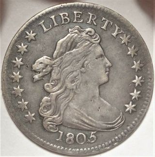 1805 Draped Bust Dime Choice Very Fine 4 Berries Early 10c Type Coin