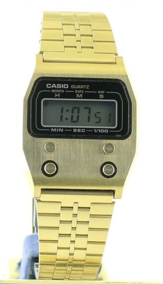 Rare Vintage Casio Casiotron Digital Watch 52qgs - 14b - 1 Old Stock Nos Japan