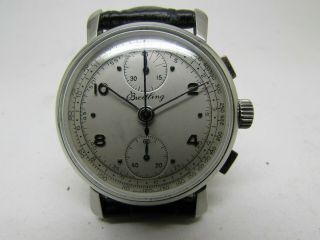 Breitling Chronograph Cal.  Venus 170 Dial Vintage Men Watch